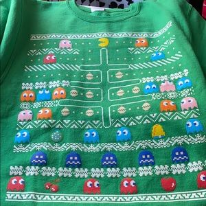 Pac-Man Christmas sweatshirt